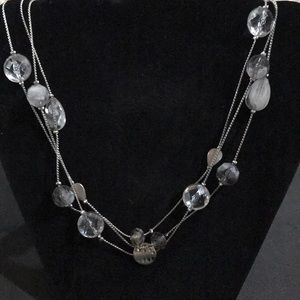 Long single strand necklace